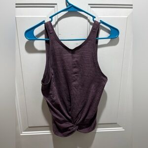 Athleta Purple Twist Front Athleisure Top XS